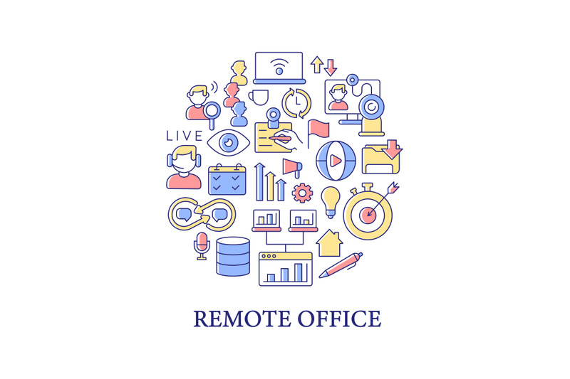 remote-office-abstract-color-concept-layout-with-headline