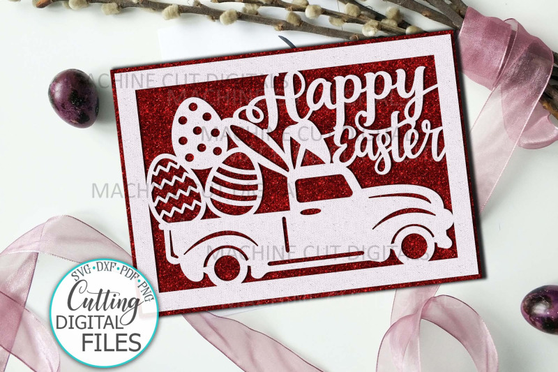 easter-card-with-truck-svg-happy-easter-cut-out-papercut