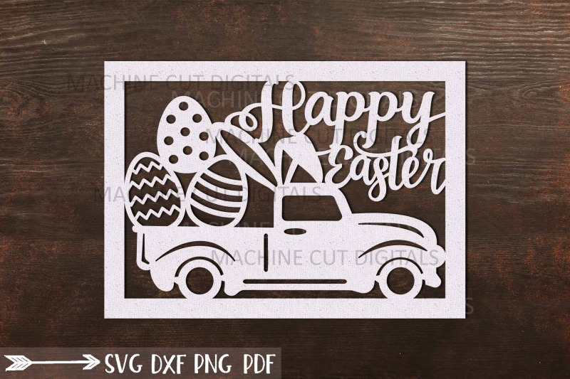 easter-card-with-truck-svg-happy-easter-cut-out-papercut
