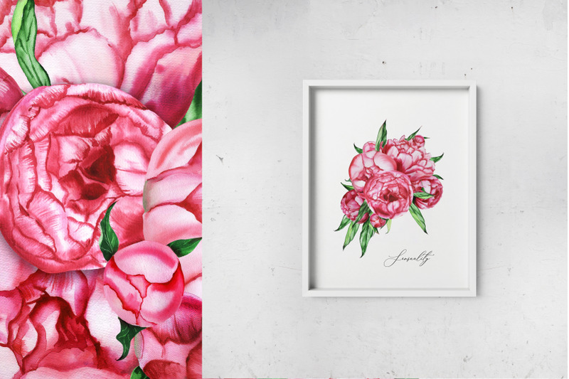 watercolor-peony-clipart-watercolor-pink-floral-borders-png-invites