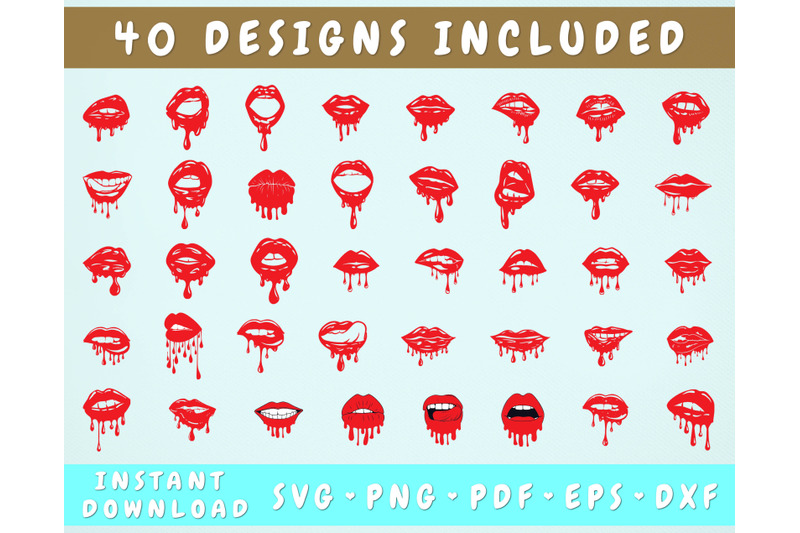 40-dripping-lips-svg-bundle-cricut-cut-files