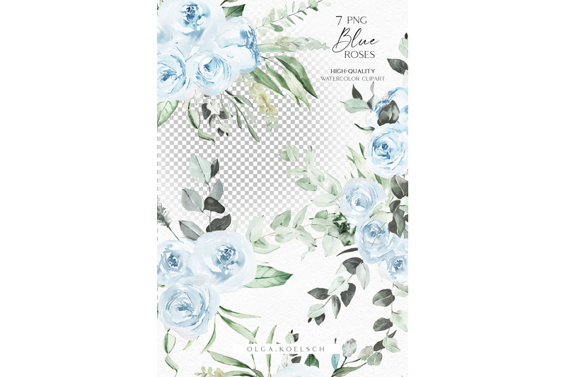 boho-roses-bouquets-clipart-watercolor-floral-borders-png-wedding