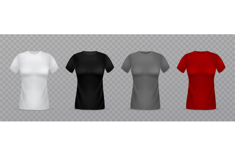 realistic-women-t-shirts-3d-isolated-female-clothes-templates-white