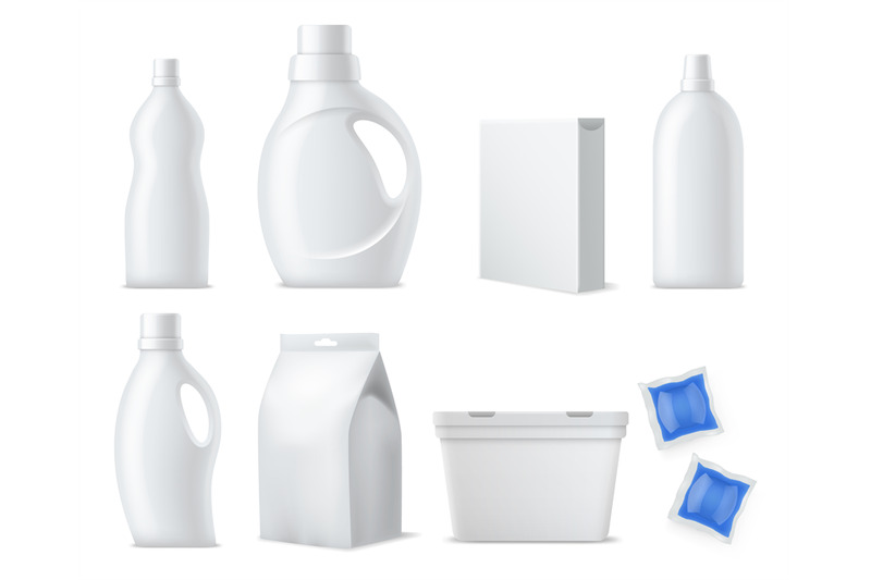 laundry-products-mockup-realistic-clean-white-plastic-bottles-contai