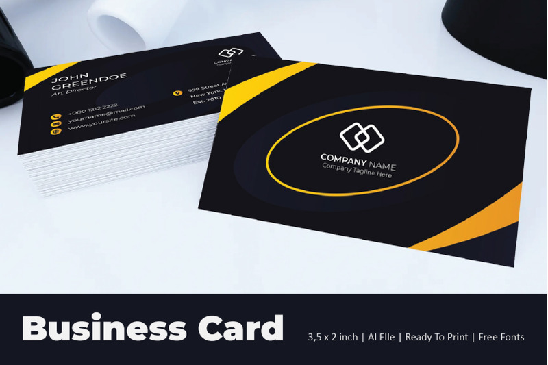 spiral-blue-business-card-template