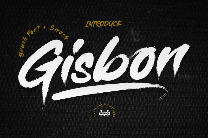 gisbon-brush-typeface