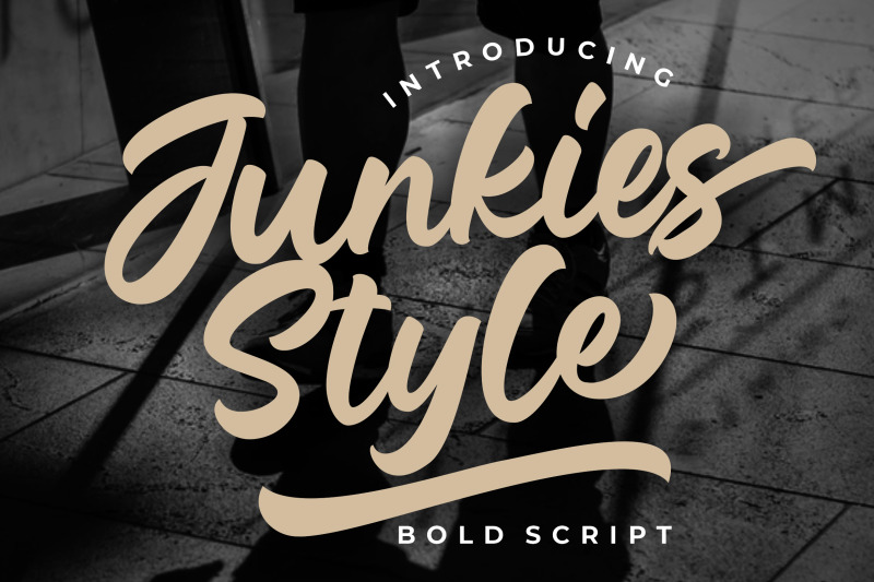 junkies-style-bold-script