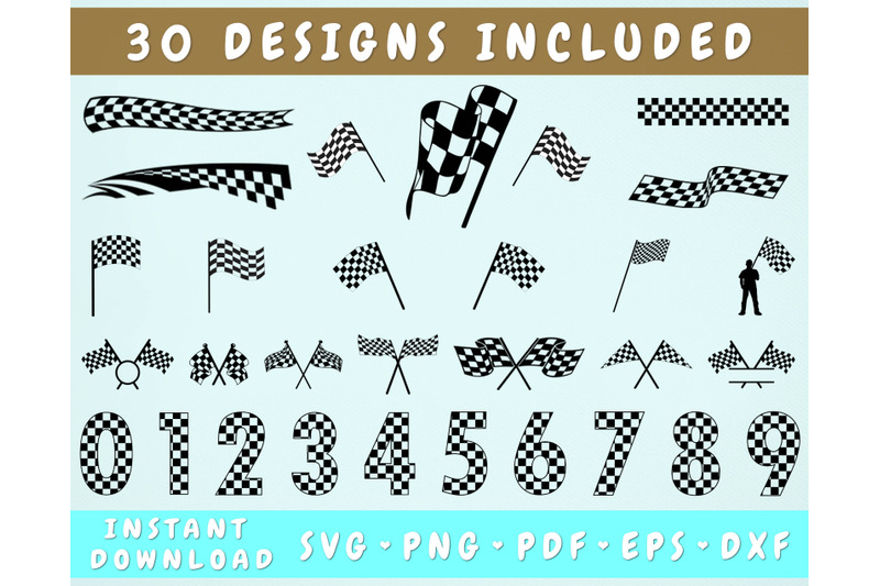 30-checkered-flag-svg-bundle-race-flag-svg-cricut-cut-files