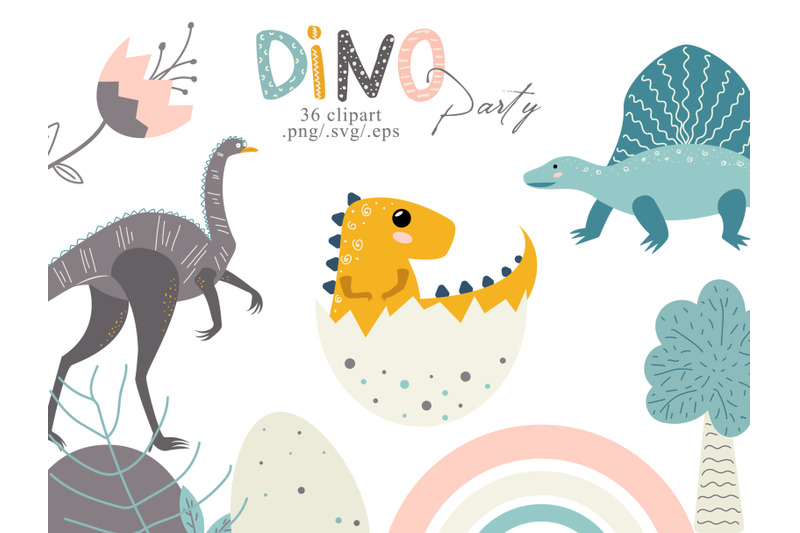 dinosaur-svg-file-for-birthday-shirt-clipart-for-baby-shower-invites