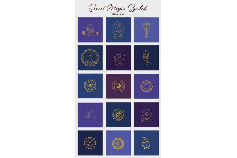 secret-magic-symbols-illustration-set