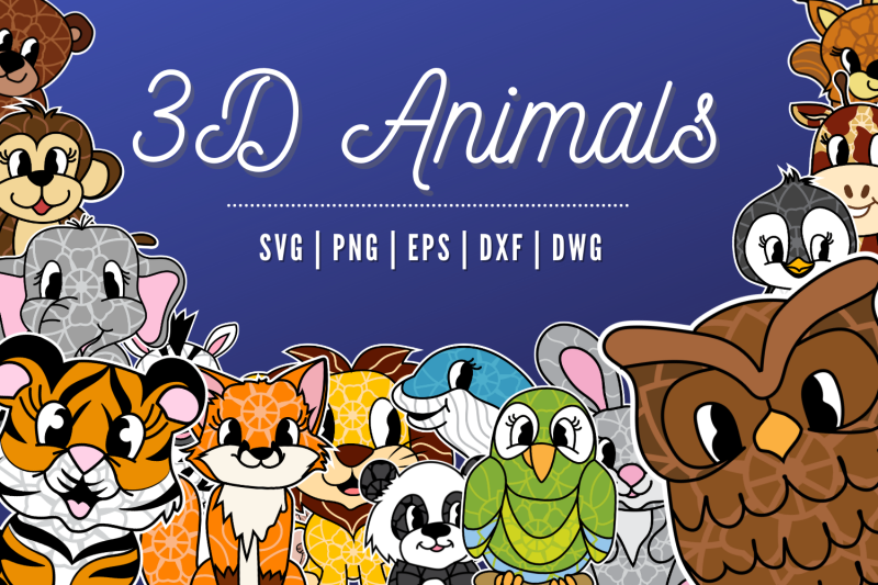 3d-animals-svg-bundle