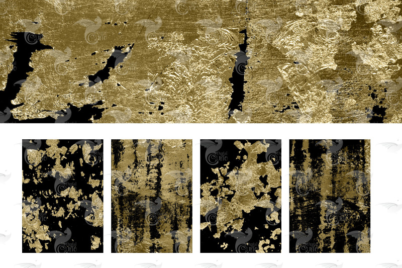 5x7-gold-foil-flake-textures