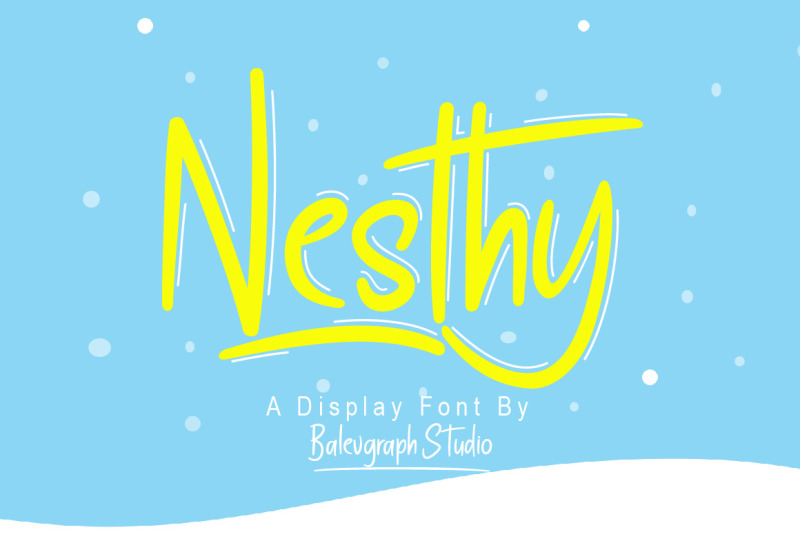 nesthy-brush-font