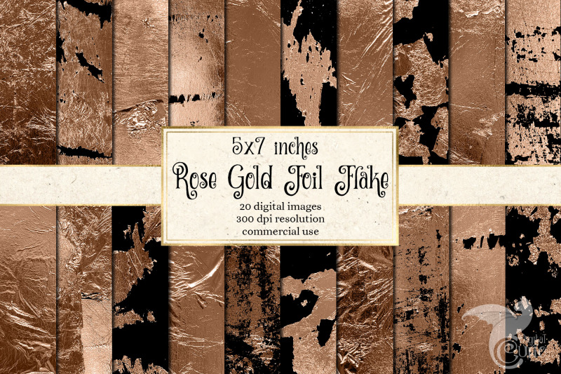 5x7-rose-gold-foil-flake-textures