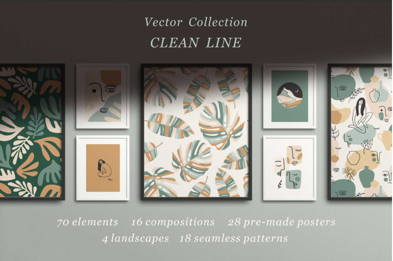 clean-line-vector-collection