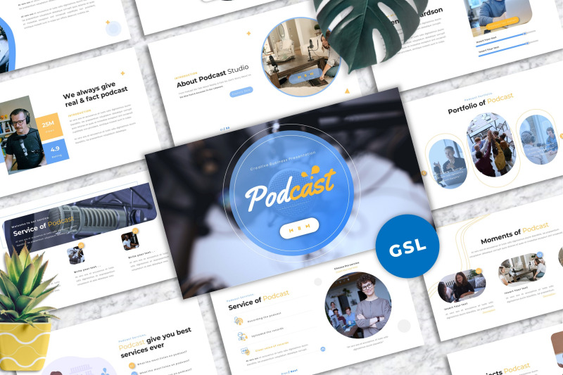 podcast-business-googleslide-template