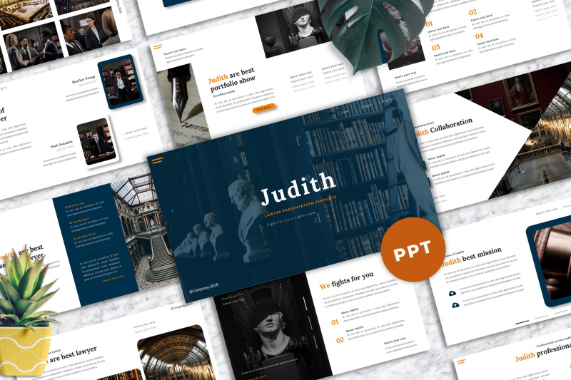 judith-lawyer-powerpoint-template