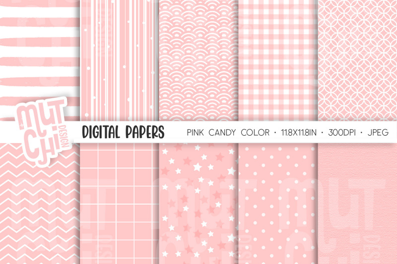 pink-candy-color-digital-papers