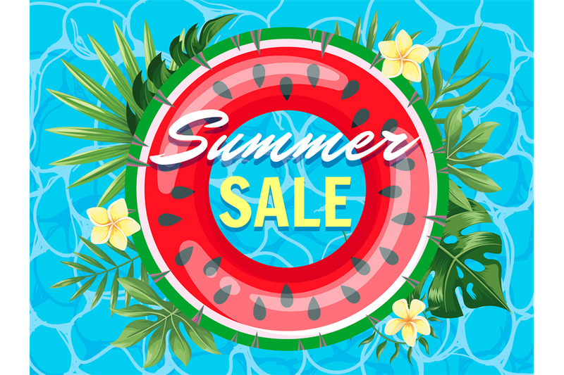poster-summer-sale-with-watermelon-inflatable-ring