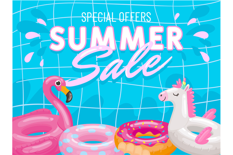 special-offers-summer-sale-banner-poster-pink-flamingo-and-unicorn