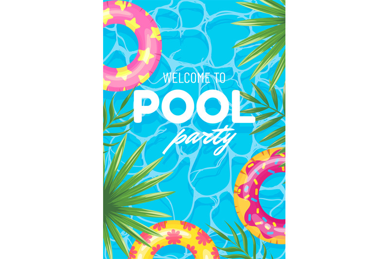 banner-swimming-pool-party-welcome-top-view