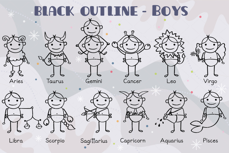 hand-drawn-zodiac-baby-boys-amp-girls-astrology-signs-constellations