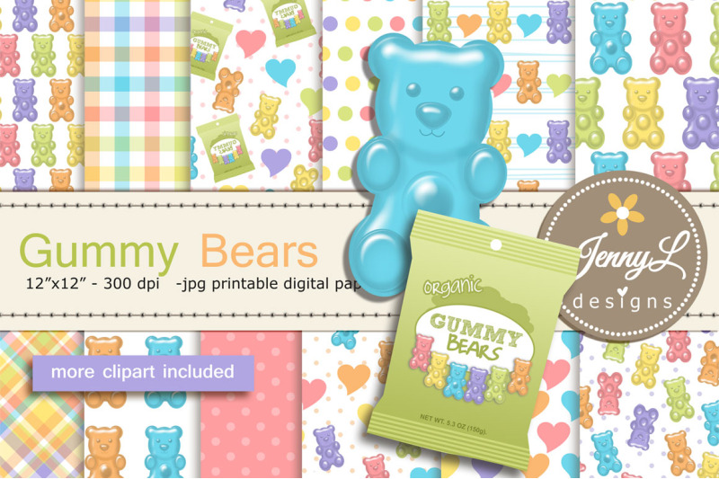 gummy-bears-digital-papers-and-clipart