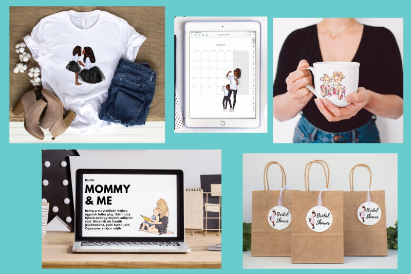 the-ultimate-mommy-amp-me-bundle-clipart