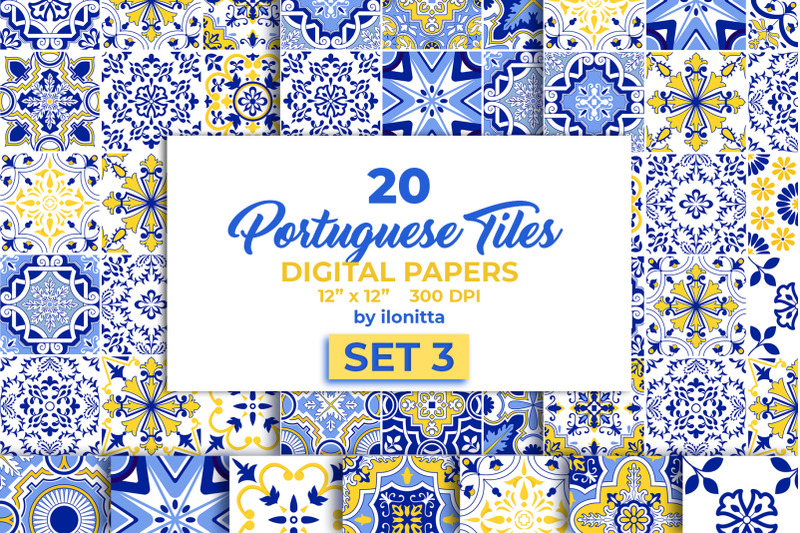 portuguese-tiles-digital-papers-set3