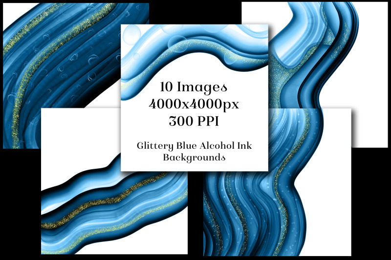 glittery-blue-alcohol-ink-backgrounds-10-image-set