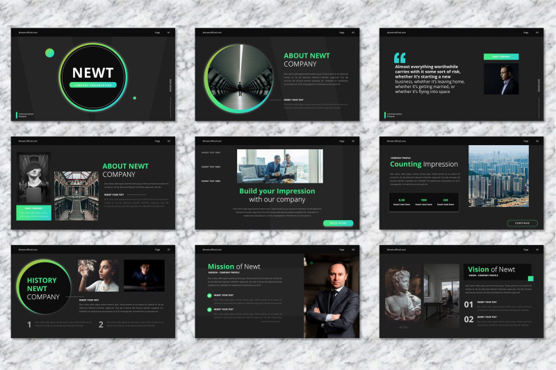 newt-company-profile-powerpoint-templates