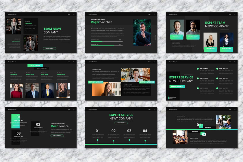 newt-company-profile-powerpoint-templates