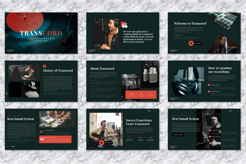 transcord-recording-studio-powerpoint-templates