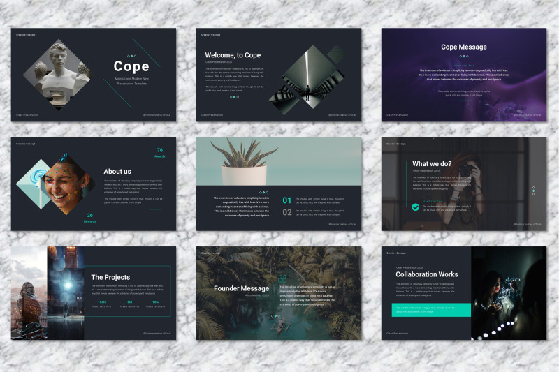 cope-minimal-powerpoint-templates