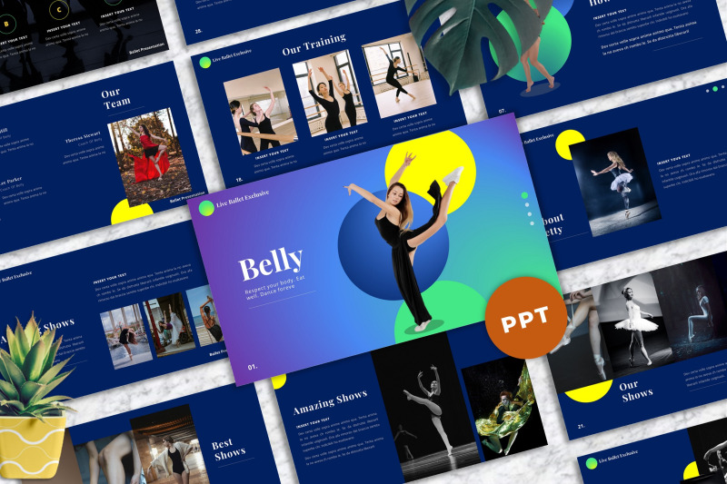 belly-ballet-powerpoint-template