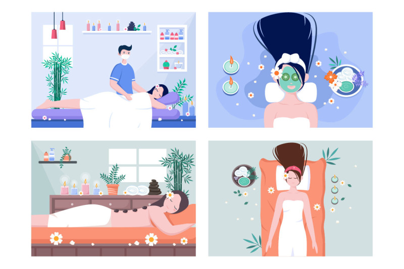 22-massage-and-body-spa-illustration