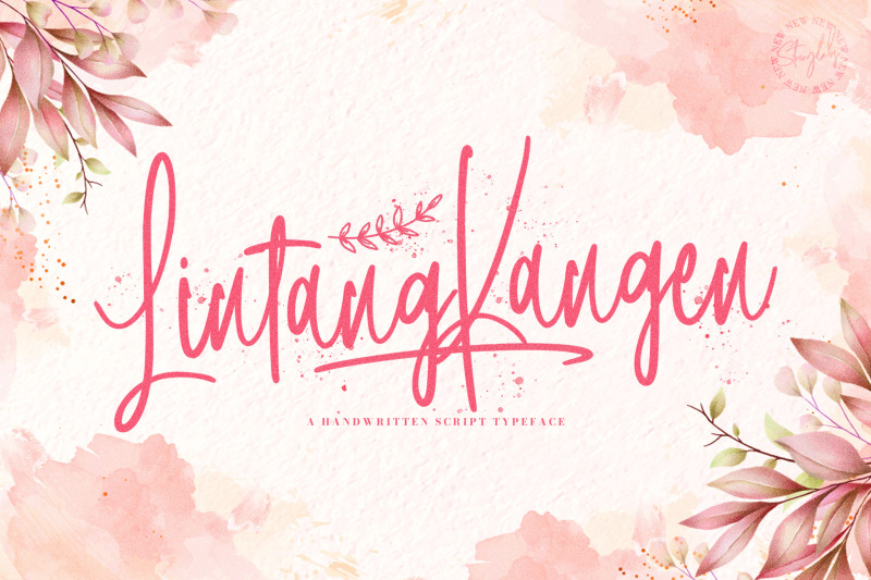 lintang-kangen-handwritten-font