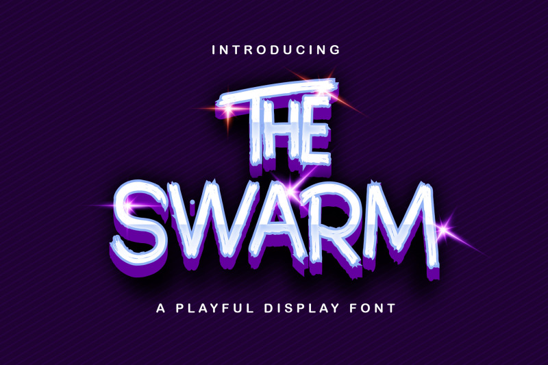 the-swarm-playful-display-font