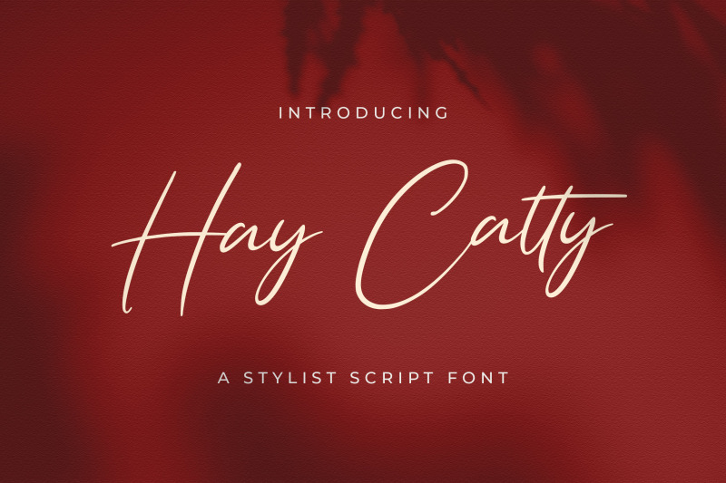 hay-catty-handwritten-font