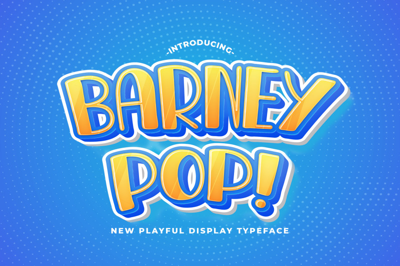 barney-pop-playful-display-font
