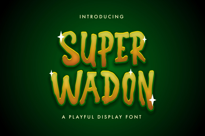 super-wadon-haunted-display-font