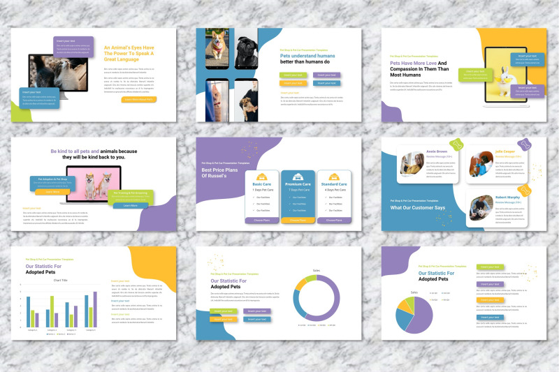 russel-pet-care-powerpoint-templates