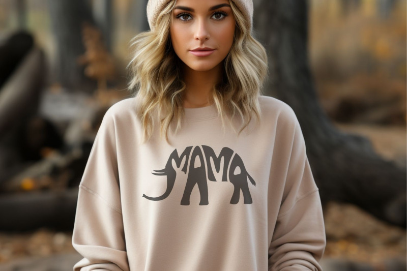 mama-elephant-svg-cut-file-lettering-design