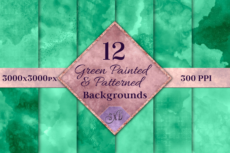 green-painted-and-patterned-backgrounds-12-image-textures
