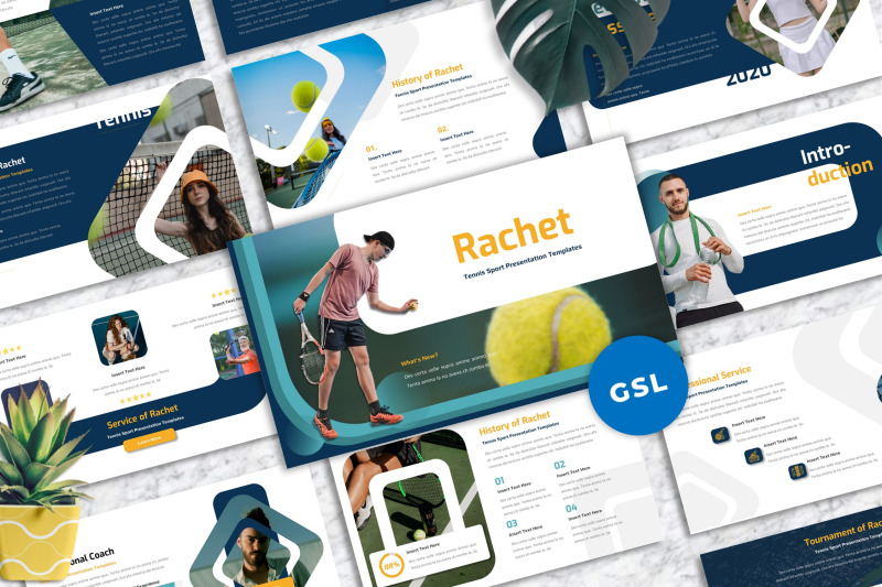 rachet-tennis-sport-googleslide-templates