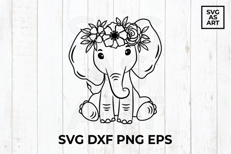 floral-elephant-svg-cut-file