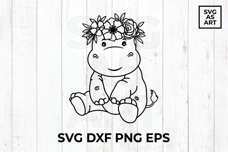 floral-hippo-svg-cut-file