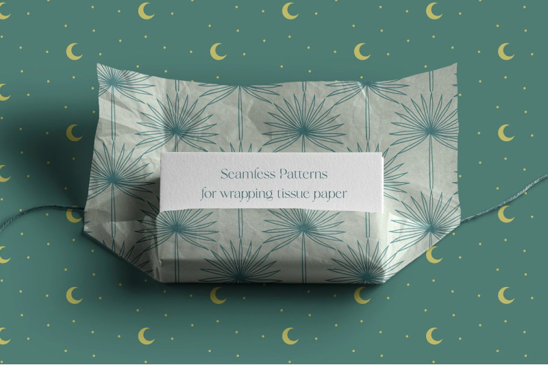 Bohemian Modern Patterns Collection. Wrapping Tissue Paper