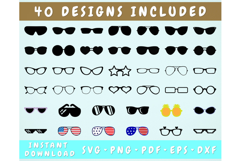 40-sunglasses-svg-bundle-glasses-cut-files