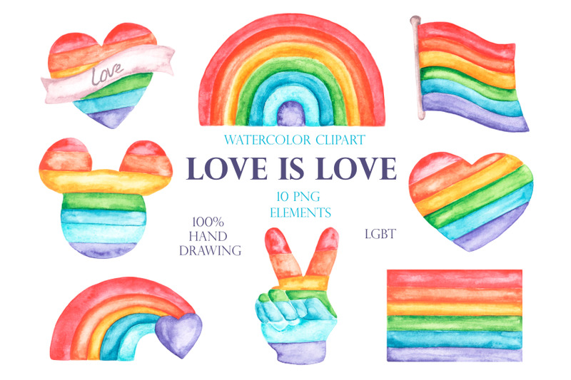 lgbt-clipart-watercolor-clipart-love-is-love-watercolor-rainbow-flag